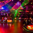 Lasershow im Autoscooter