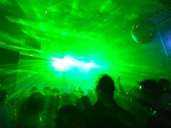 Lasershow im Babylon