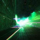 Lasershow im Großbunker Bergwerk Merkers 2