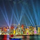 Lasershow in Hong Kong