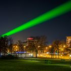 Lasershow in Wolfsburg.