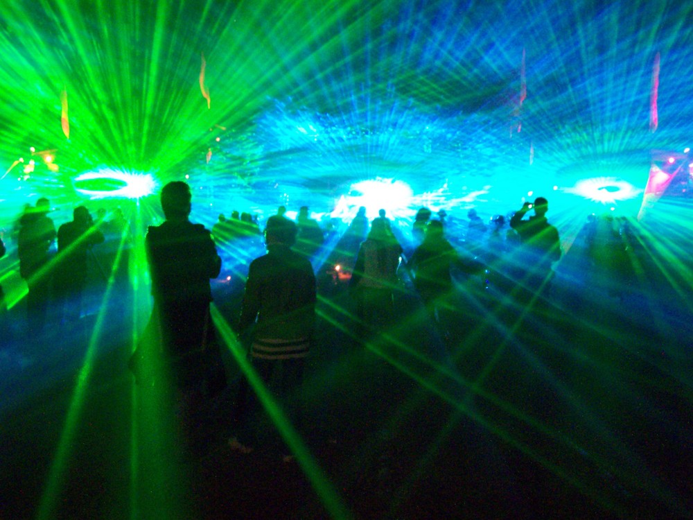 lasershow vuuv experience 2008 majnfloor