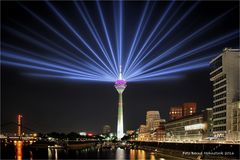 Lasershow zum 70 Geburtstag von NRW ....