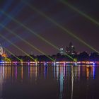 Lasershow zum Tag der deutschen Einheit, Hannover 2014