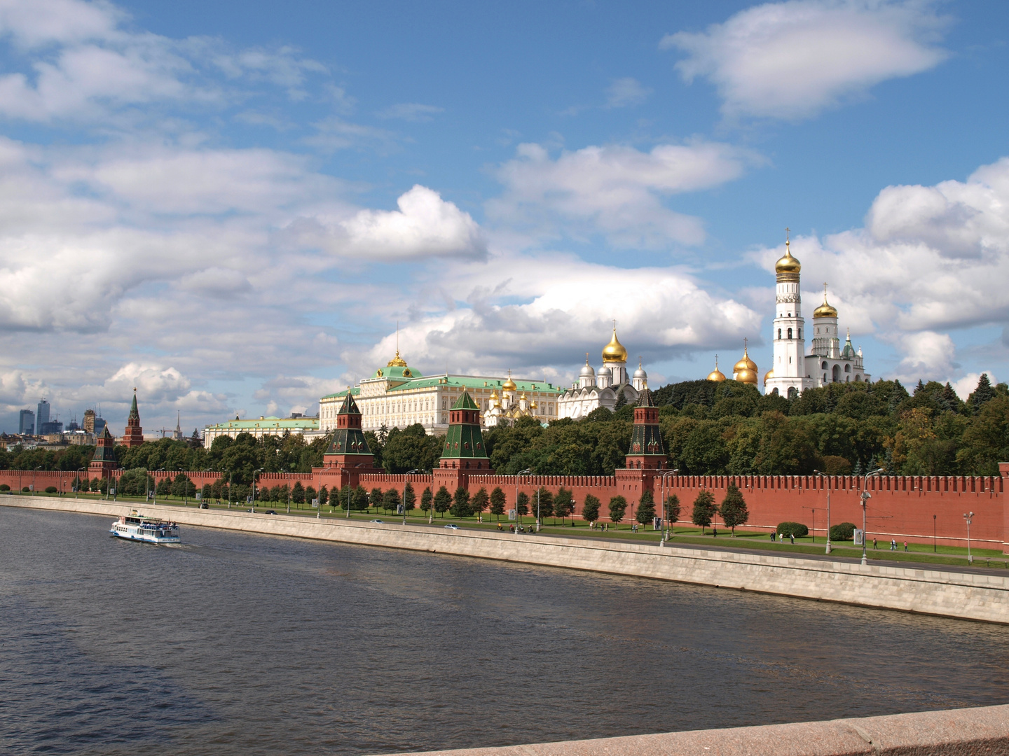 L'aspect sur le Kremlin de Moscou