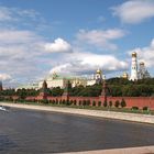 L'aspect sur le Kremlin de Moscou