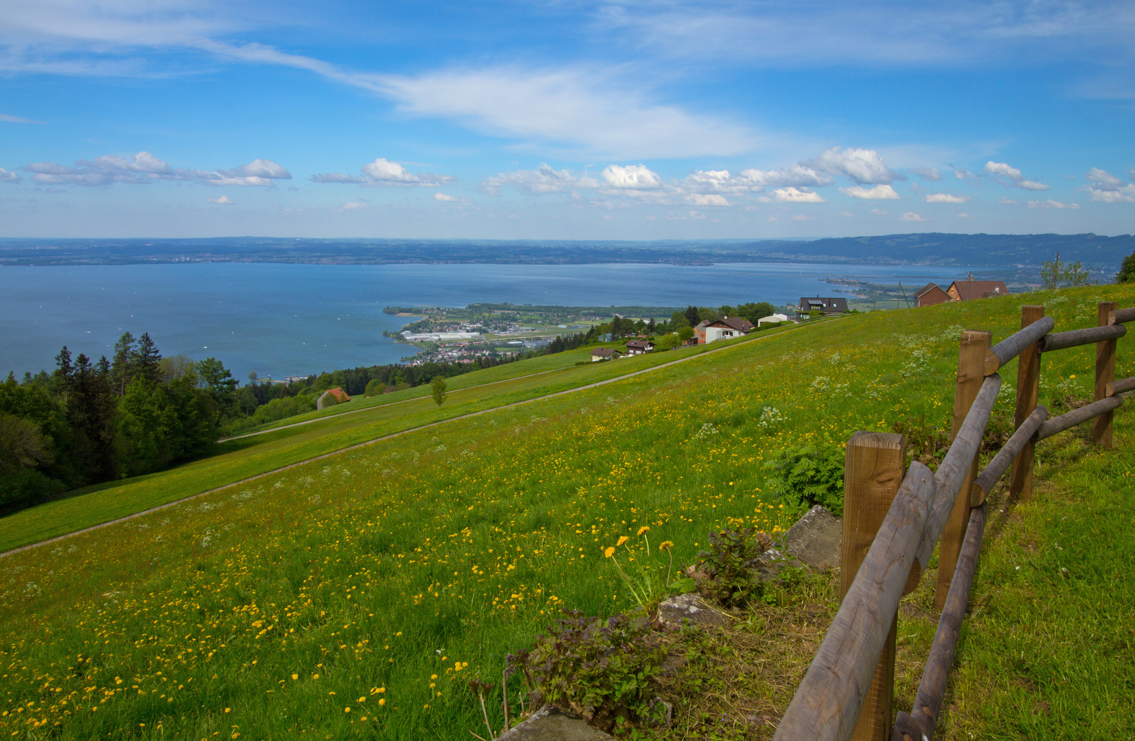 lass den Blick in die Ferne schweifen