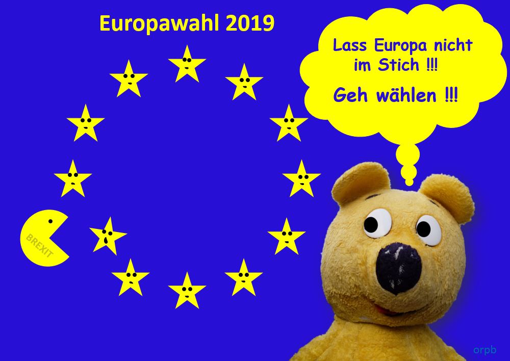 Lass Europa nicht im Stich! - Geh wählen!