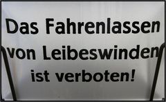 ".... lass fahren, was euch quält."