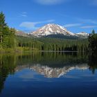 Lassen Peak und Manzanita Lake im Mai 2008