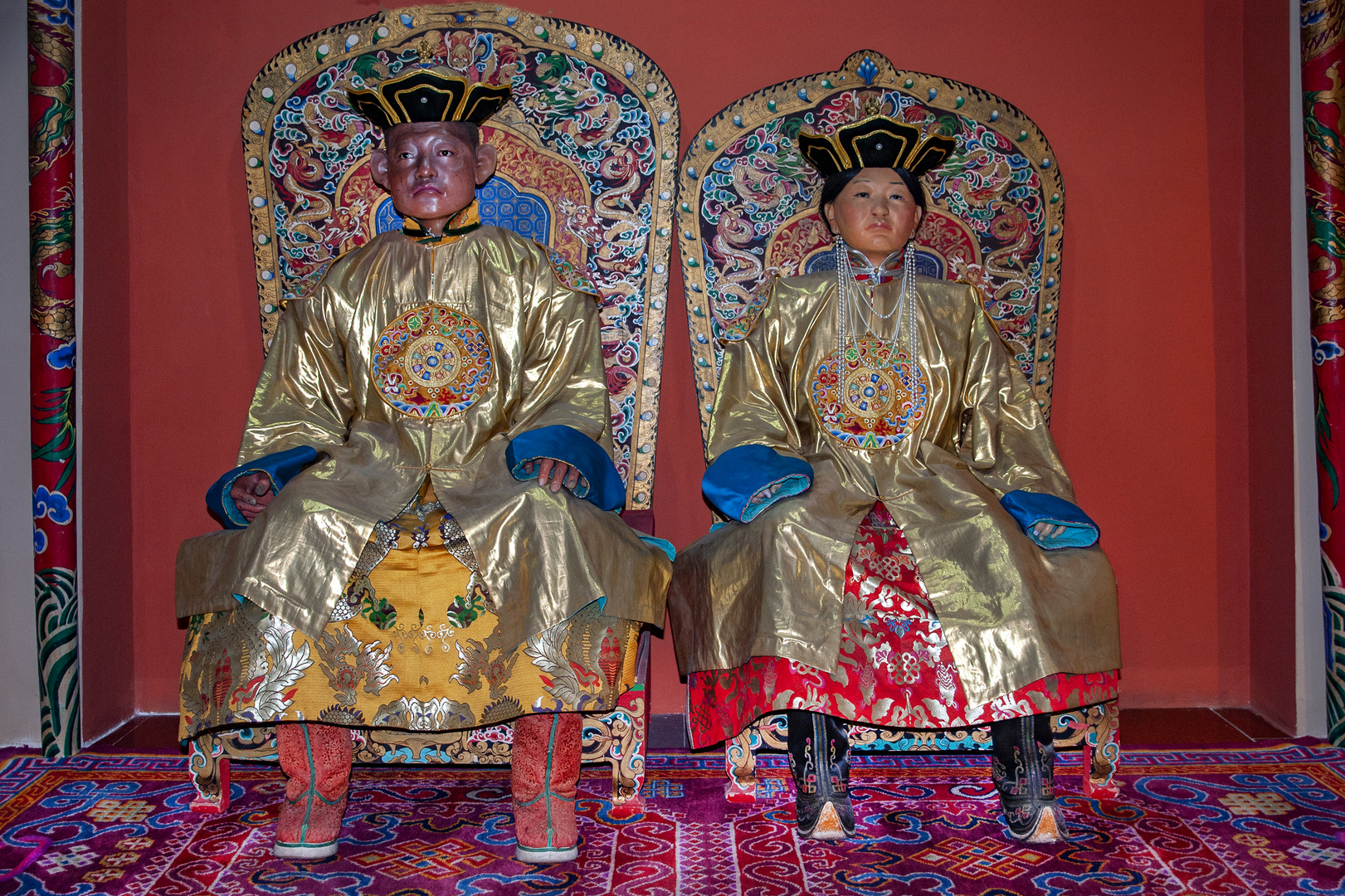 Last king and queen of Mongolia