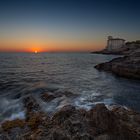 Last light at castel Boccale