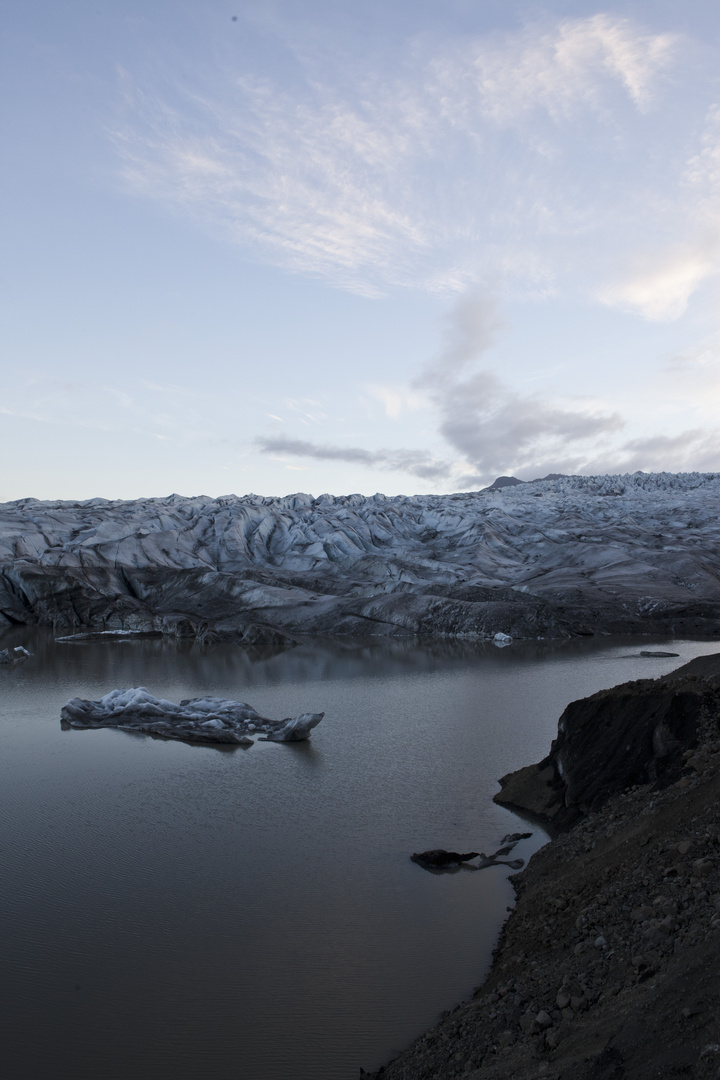 .: Last Light at Fláajökull :.