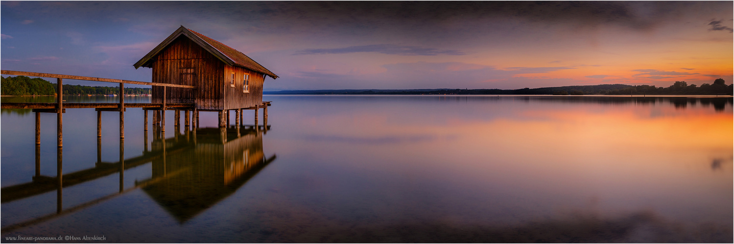 Last light at the Lake