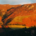 Last light on Castlerigg Fell