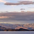 Last Light On the  Mountains of Corfu