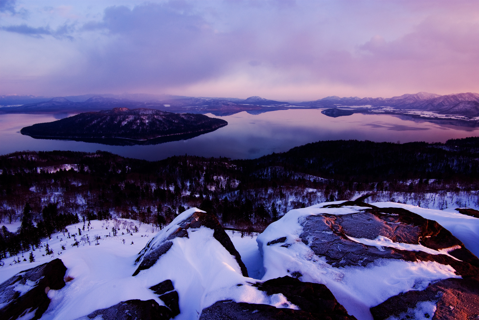 Last Light over Lake Kussharo