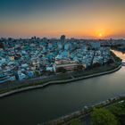 Last lights on Nhieu Loc canal