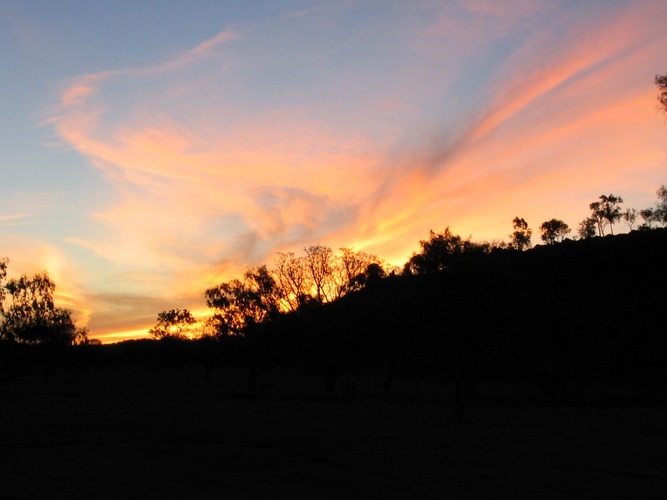 last peek of the sunset, Aileron, Northern Territory