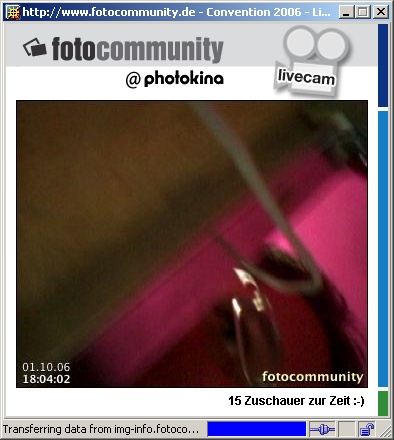 Last Pic of photokina Livecam :o(