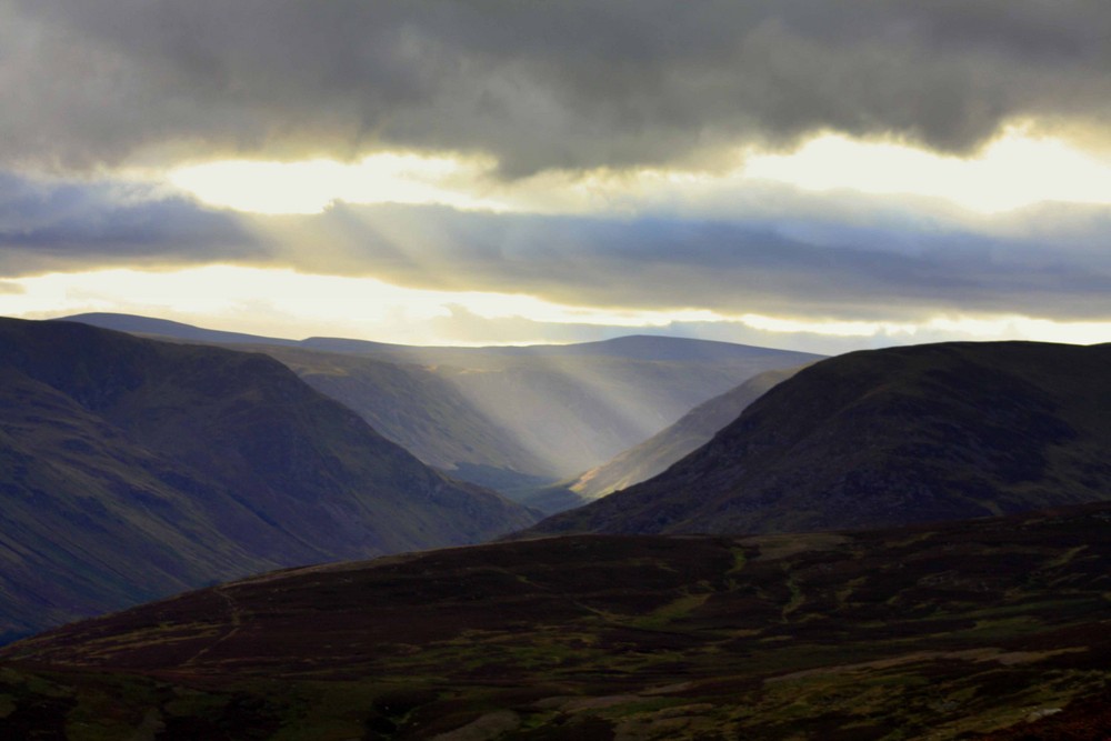 Last rays of light over Clova