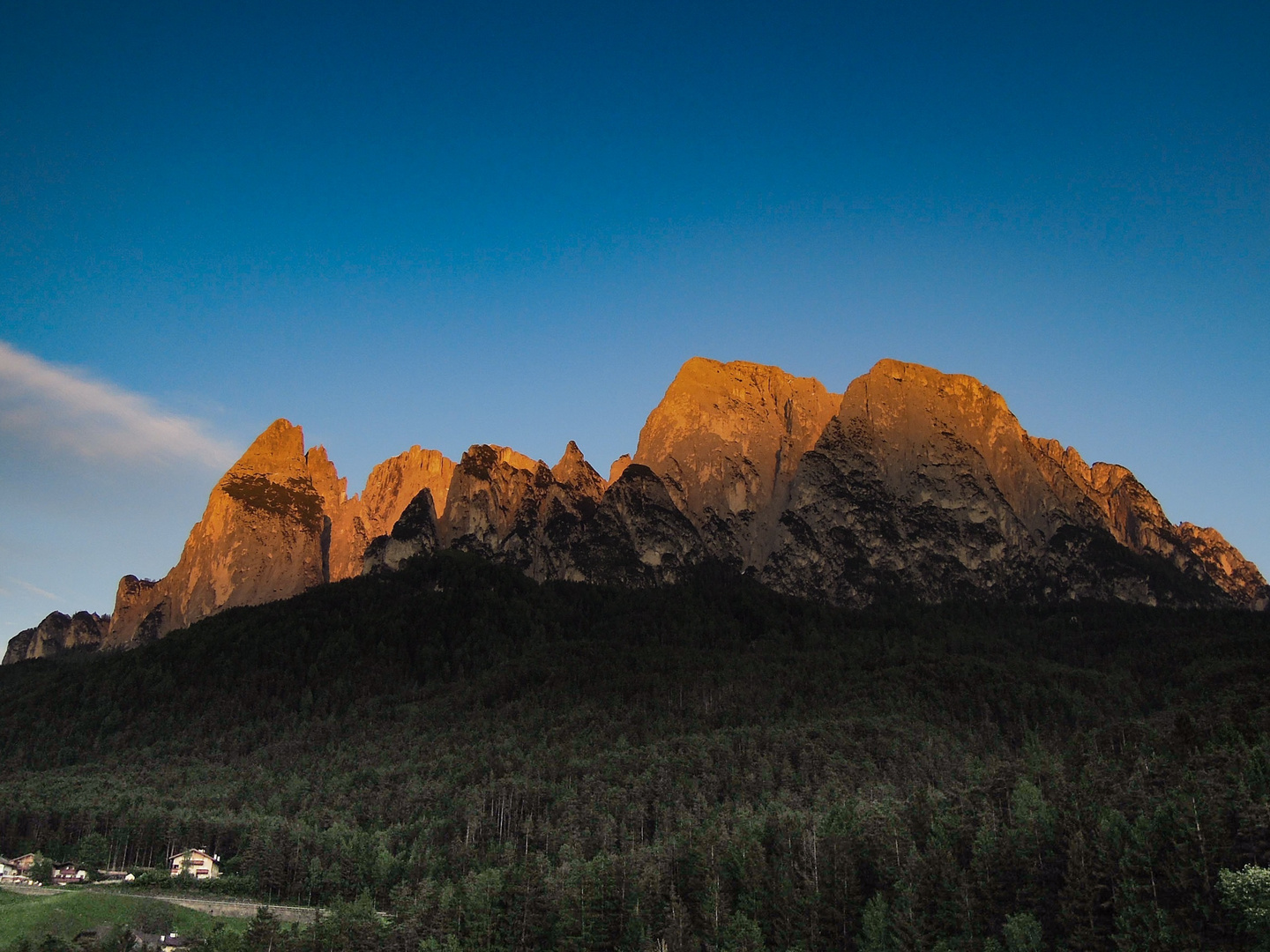 Last sunlight on my favourite mountain in alto adige