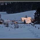 Last winter sunlight in Jura