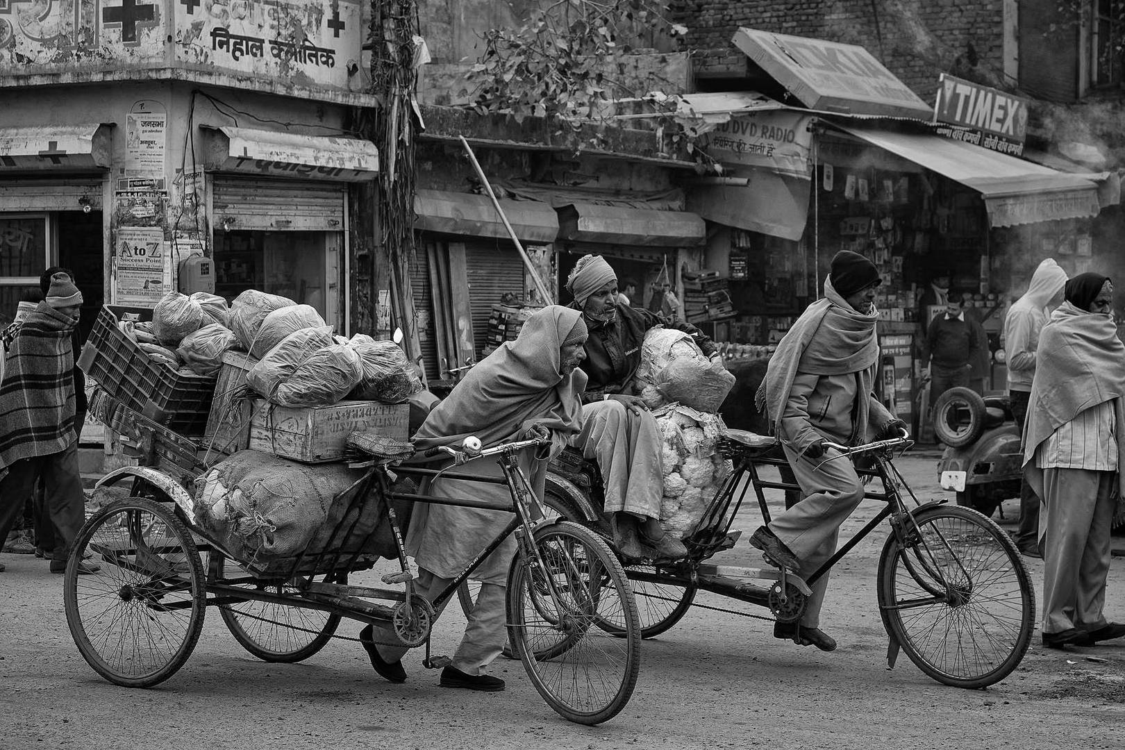 Lastenfahrrad: Indische Variante