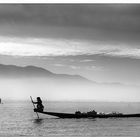 Lastkahn auf dem Inle-See