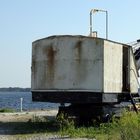 Lastkran im aufgelassenen Kalkbergwerk in Bläse