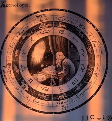 L'astrologue sous les rayons du soir