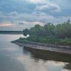 Late afternoon at the Serangan bridge
