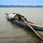 Late afternoon on Nhat Le river at Quang Binh, Vietnam