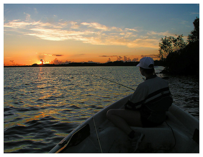 Late evening fishing