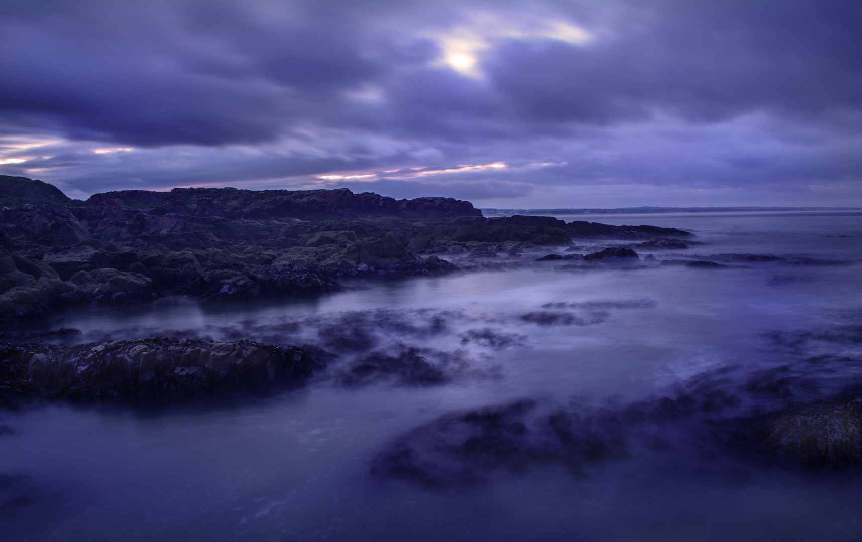 Late evening on the North Sea.