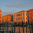 Late sun over the venice canal