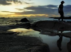 Late walk by the sea (Västergötland, Sweden)