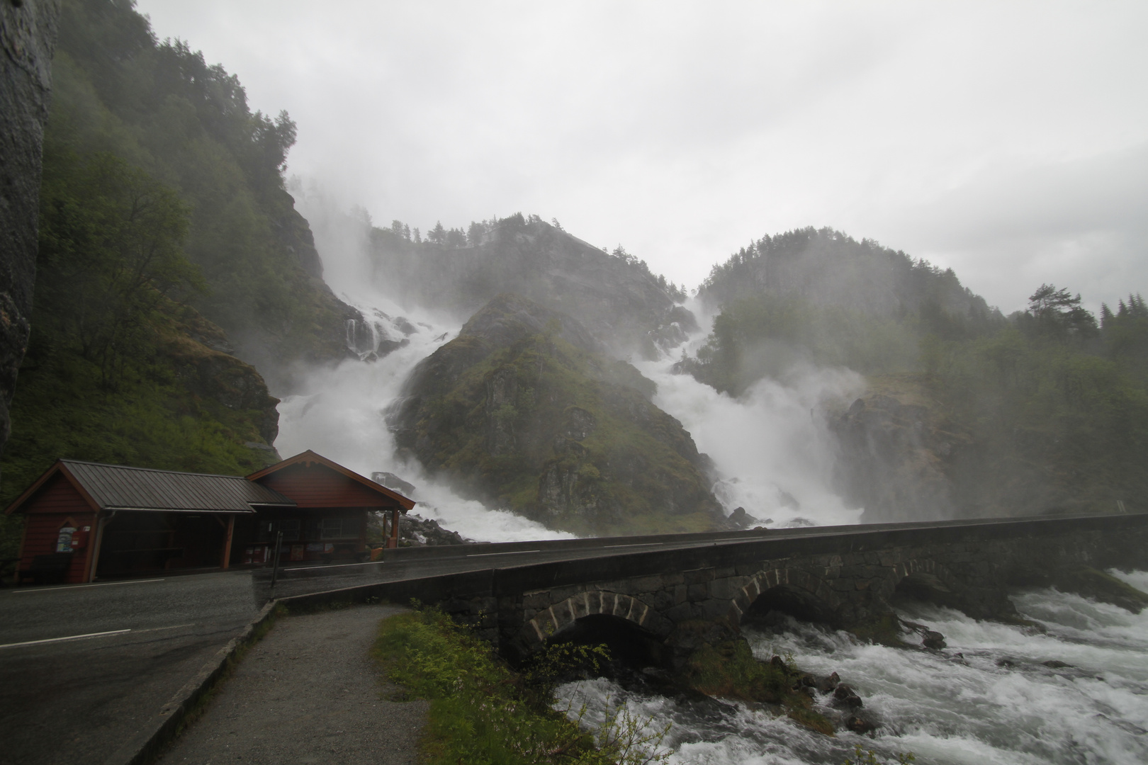 Latefoss Wasserfall