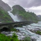 Latefossen - Zwillingswasserfall