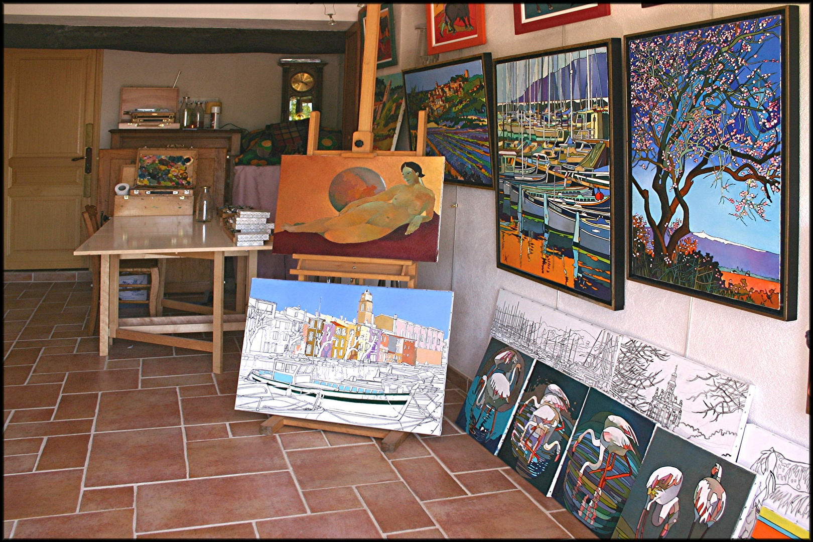 L'ATELIER D'UN PEINTRE