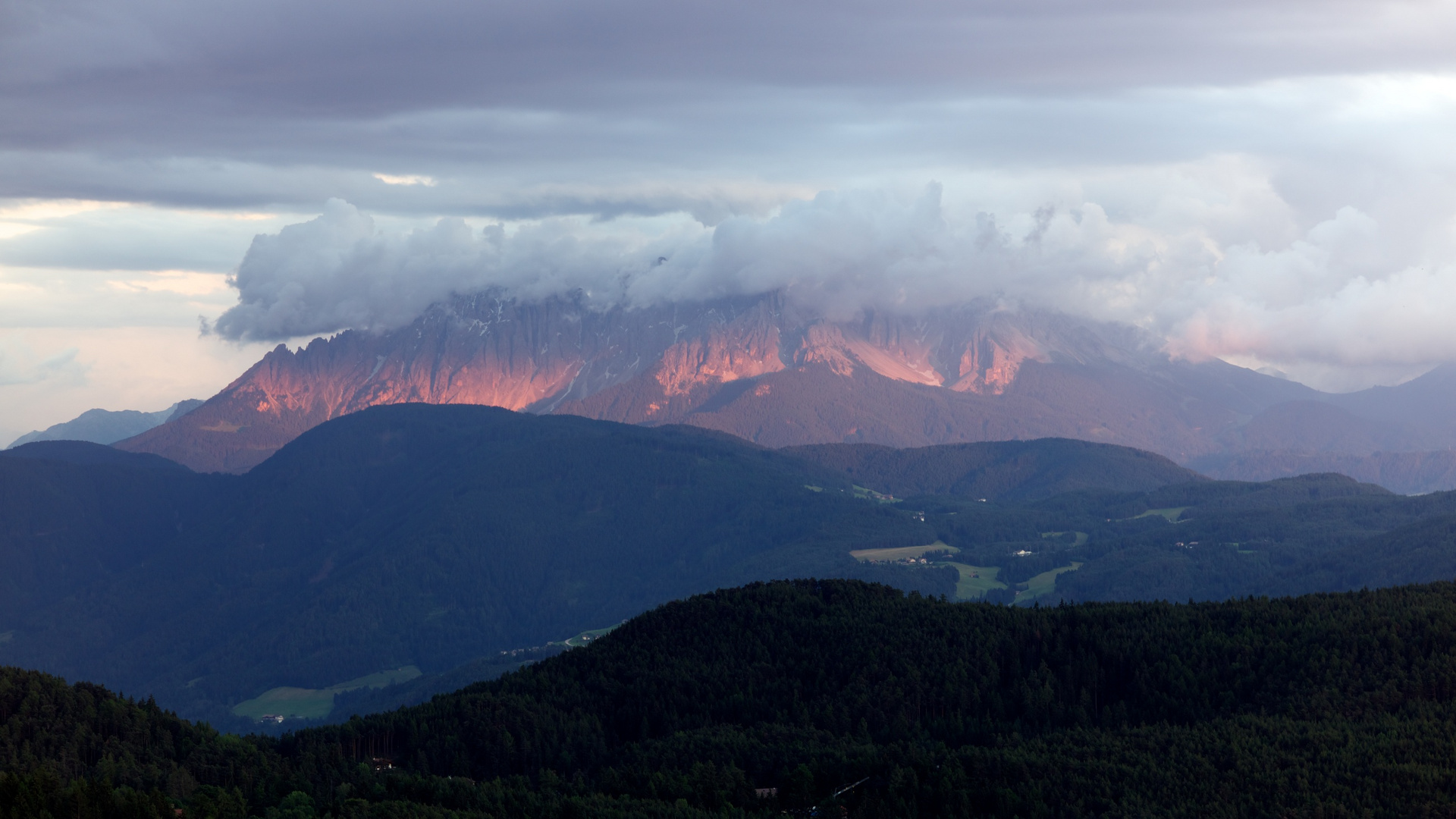 Latemar - Abendstimmung