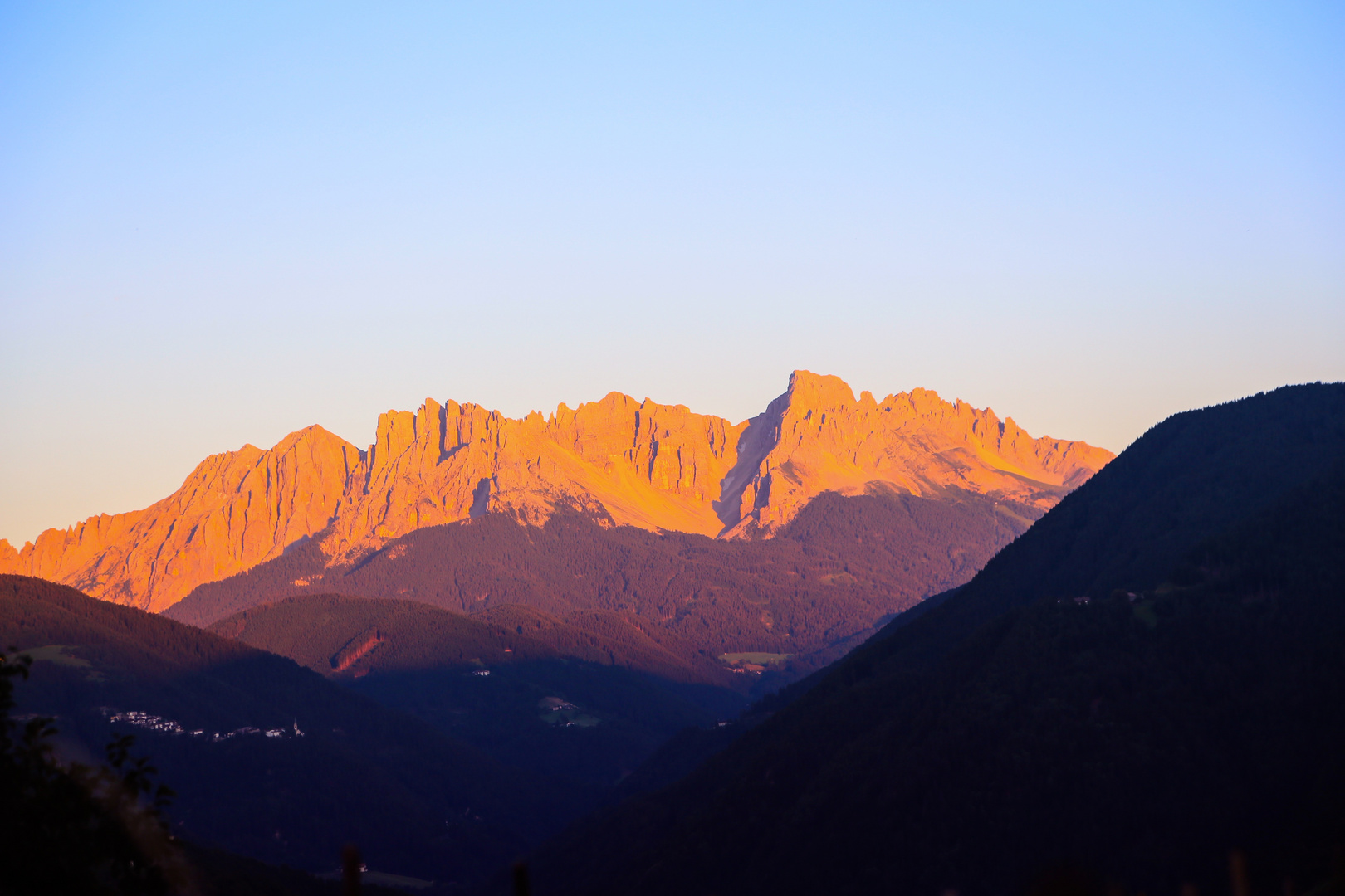 Latemar im Abendglühen