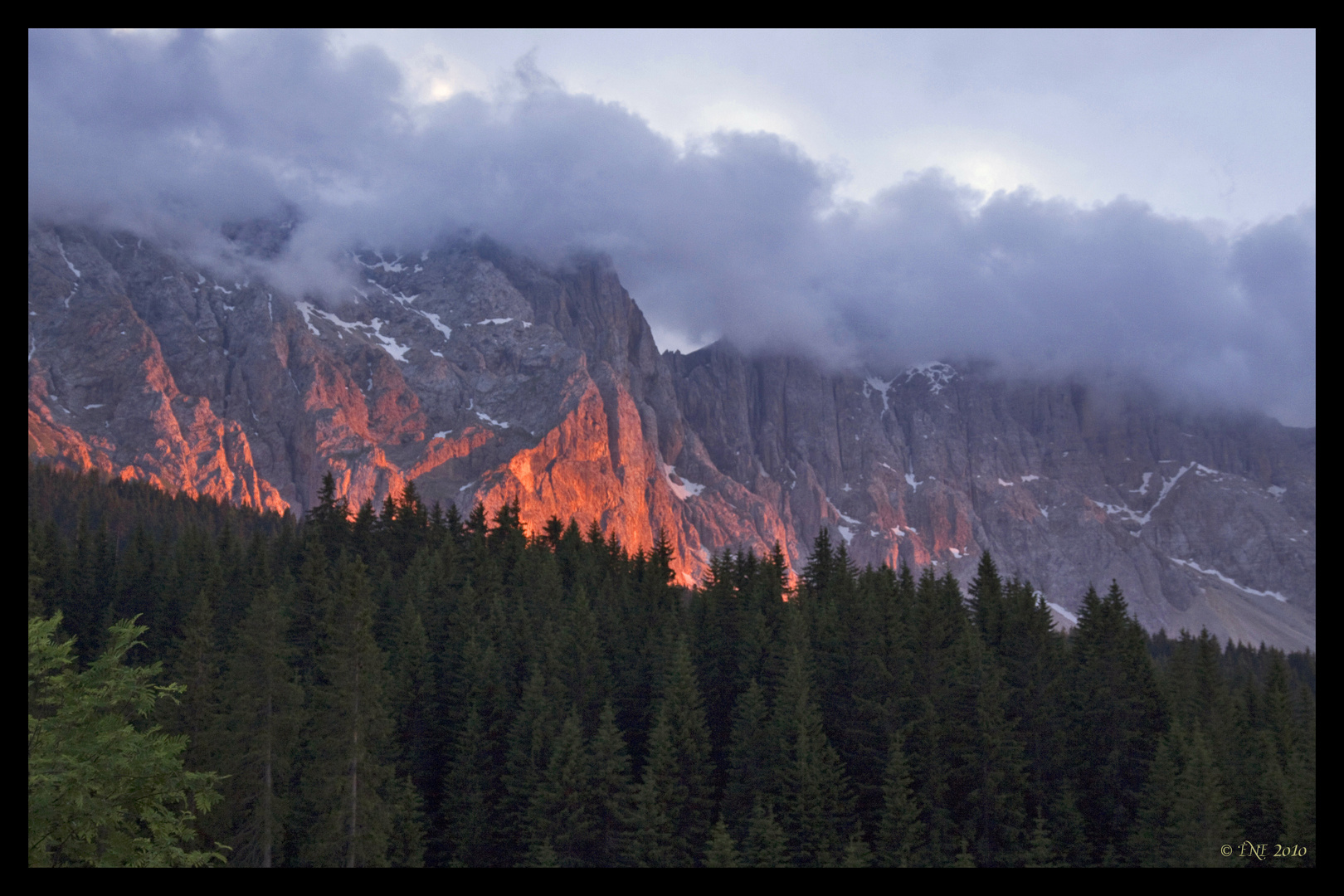 Latemar im Abendlicht