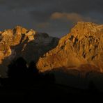 Latemar Sonnenuntergang im Oktober