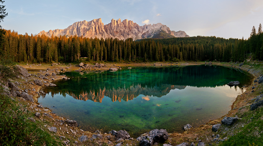 Latemar,Karersee/ Südtirol