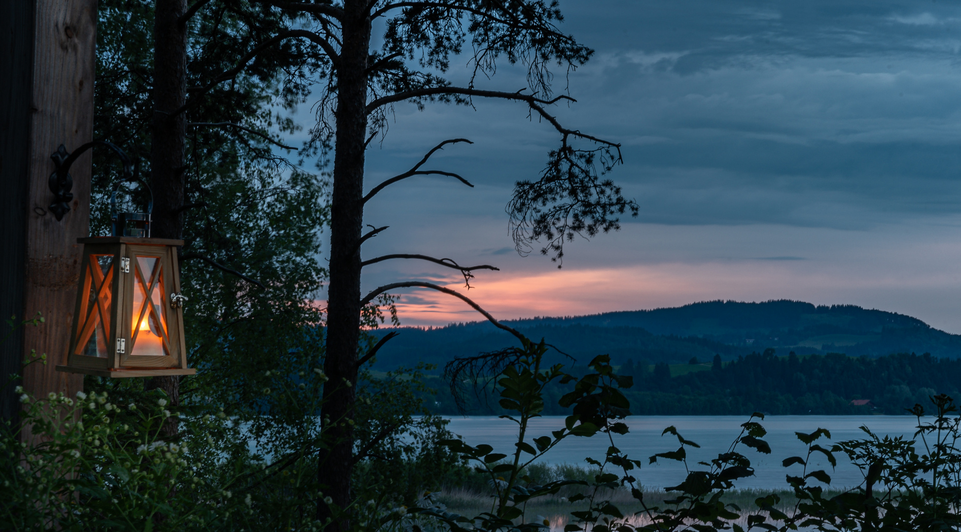 Laterne am Forggensee