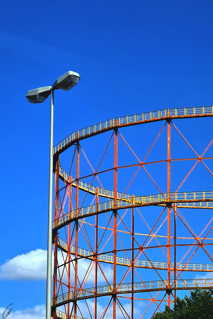 Laterne am Gasometer