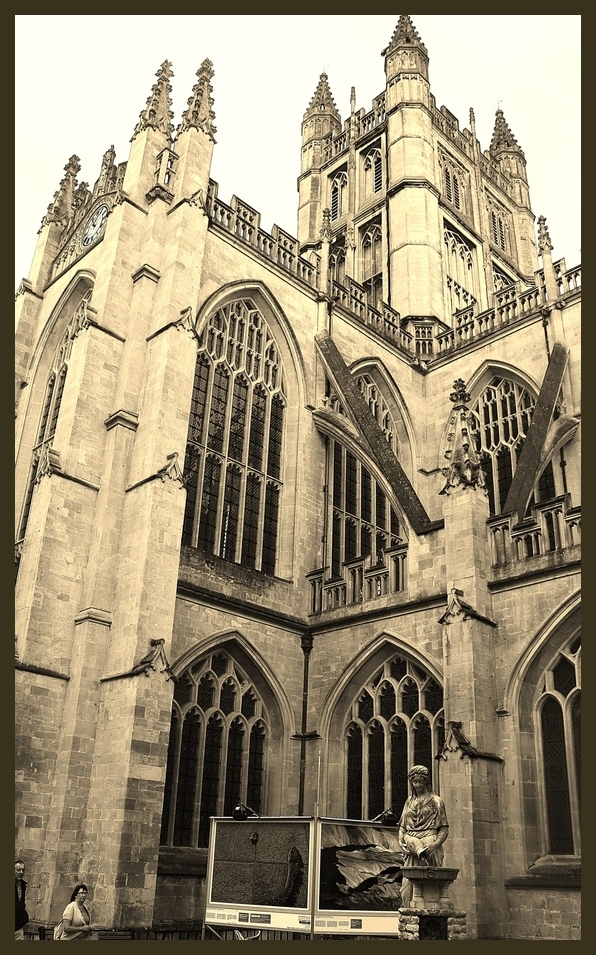 Laterne des Westens Bath Abbey s.u.