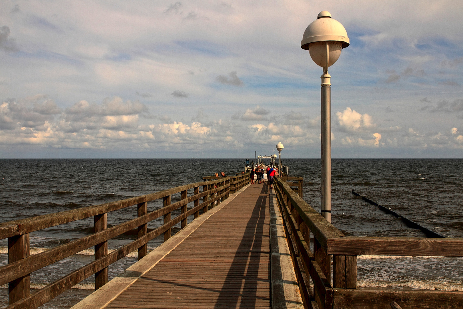 Laterne mit Himmel und Meer...