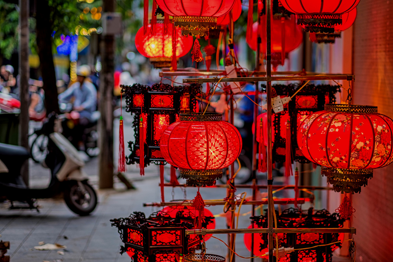 Laternen in Hanoi